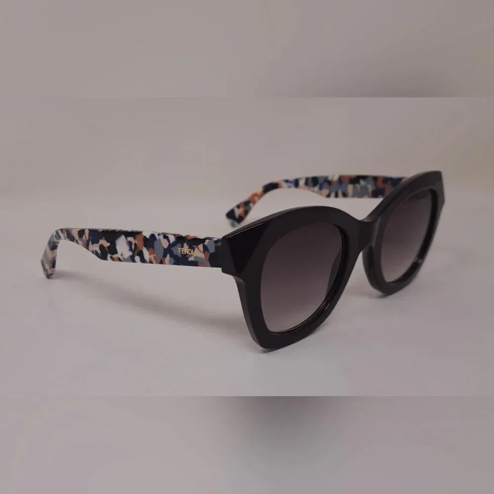 Fendi Womens Sunglasses Chromia Mauve Gradient Square FF0204/S 5ND/J8 48-23-140 - Picture 13 of 16